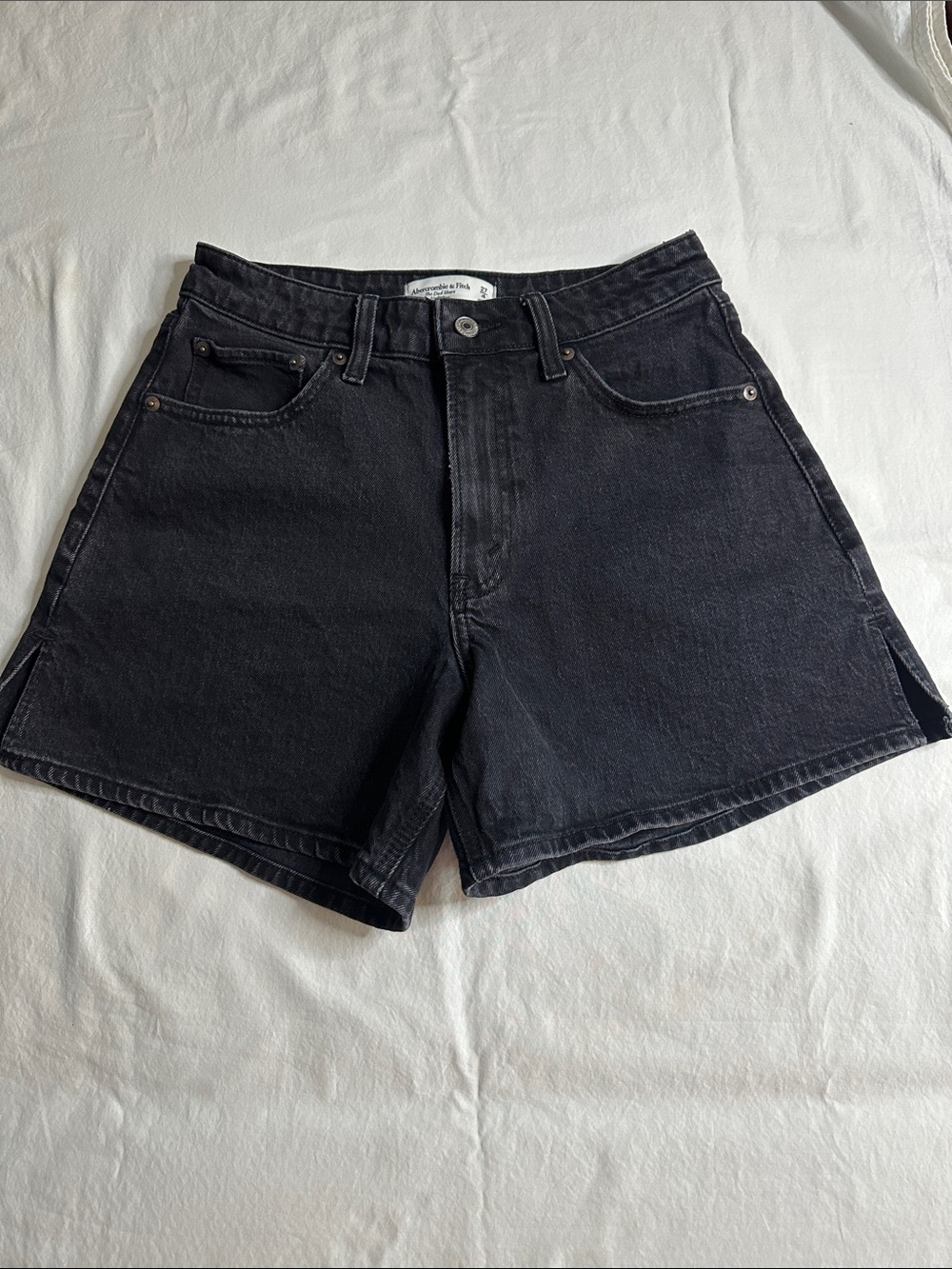 Abercrombie & Fitch Curve Love High Rise Dad Short Size 27